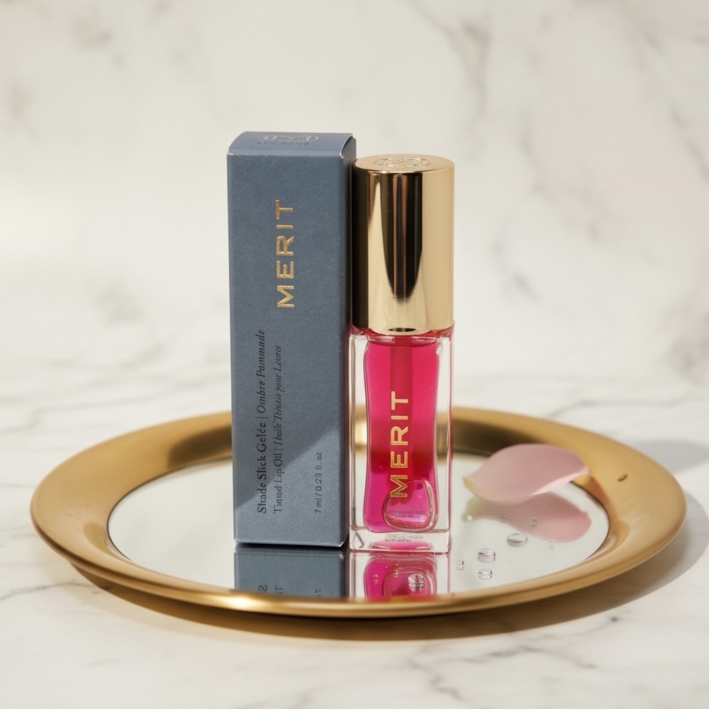 MERIT Tinted Lip Oil Pink